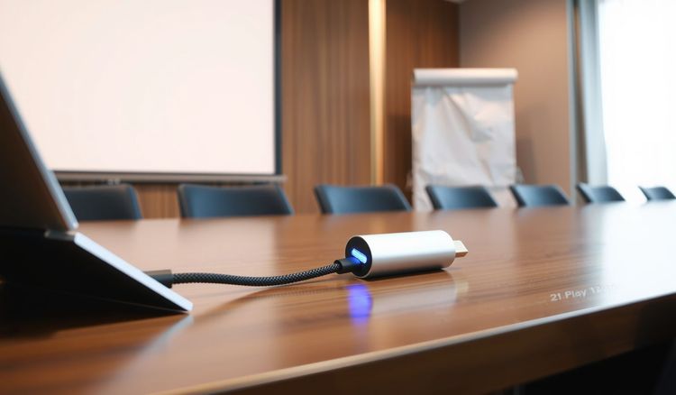 Como escolher adaptadores para apresentação sem imprevistos